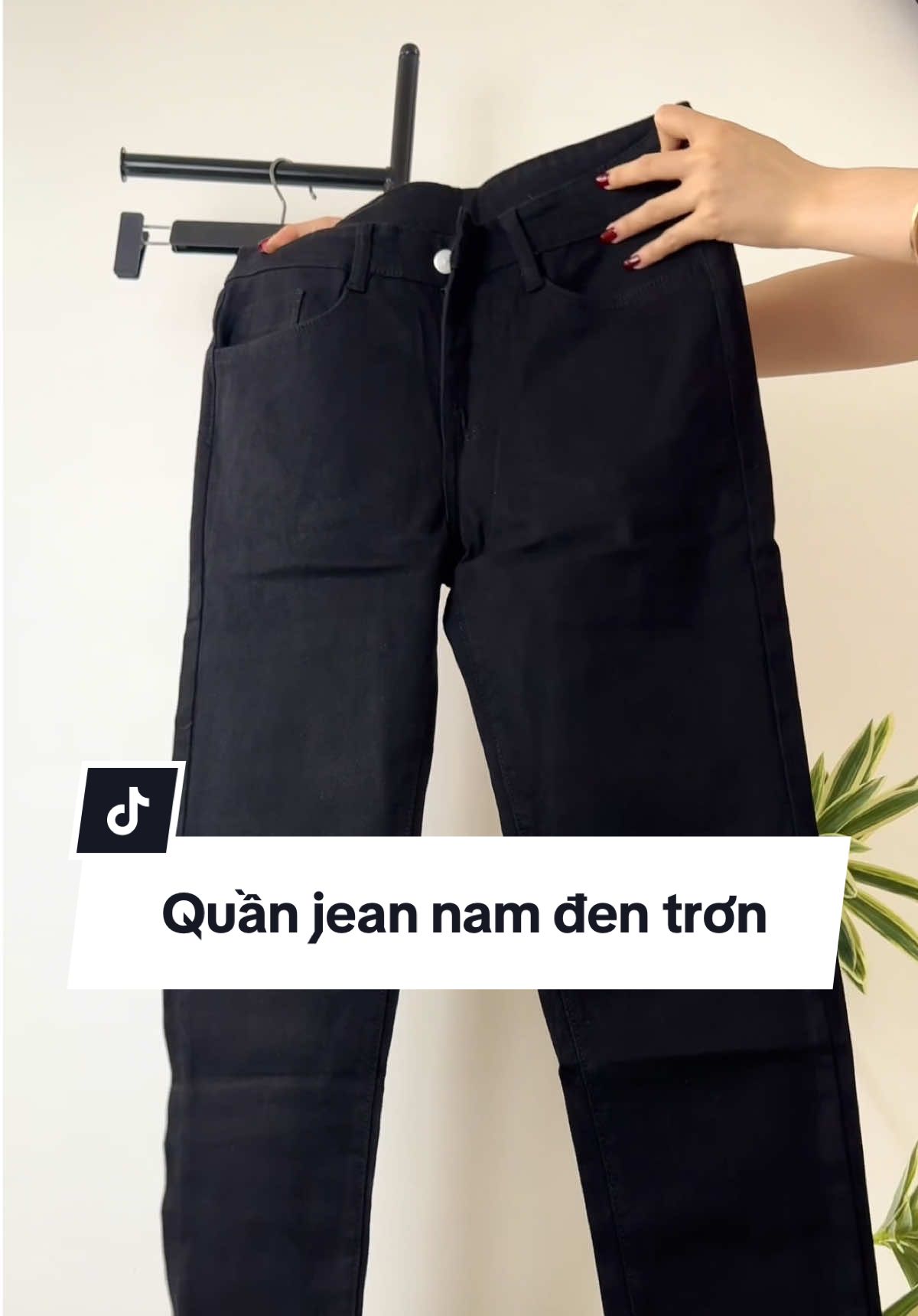 Quần jean nam đen trơn #murad #thoitrang #xuhuong #quanjeannam #quanjean #quanbo 
