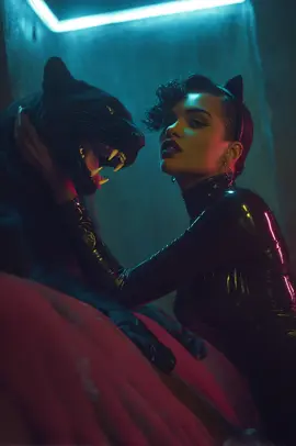 Feline Queens 👑🐾 #FelineQueens #Catwoman #BlackPanther #FelineVibes #AIVideo #AIGenerated #AICreator #AIEdits #ArtificialIntelligence #VideoAI #AIVision #AIEra #Midjourney #MidjourneyArt #MidjourneyAI #MidjourneyCommunity #AIFashion