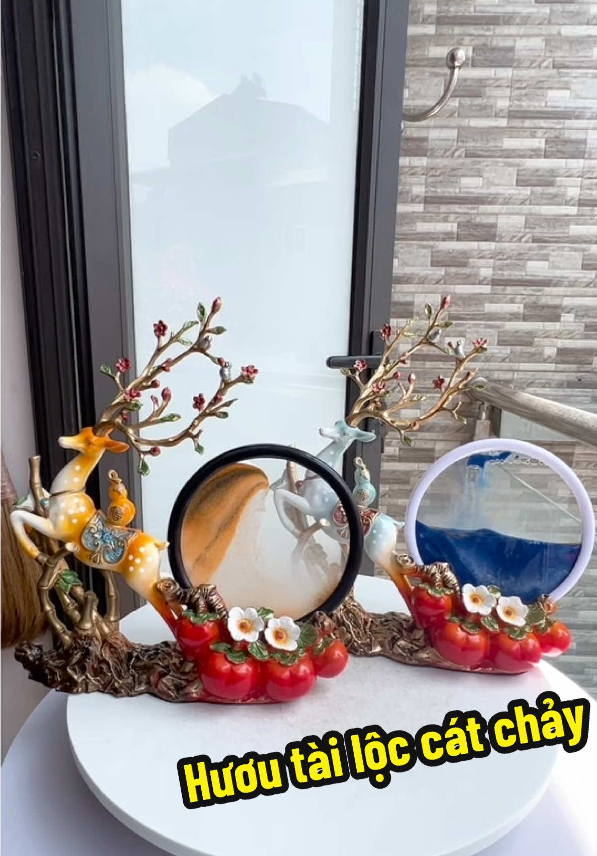 Hươu tài lộc tranh cát chảy 3D #thinhhanh #xuhuong #trangtri #tranhtrinhacua #decor #noithat #tailoc #trangtrinoithat #noithathiendai  