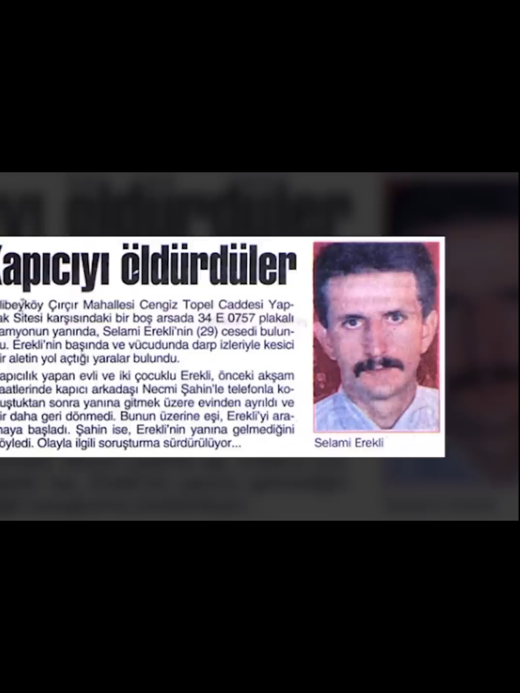 Kapıcı Cinayeti 