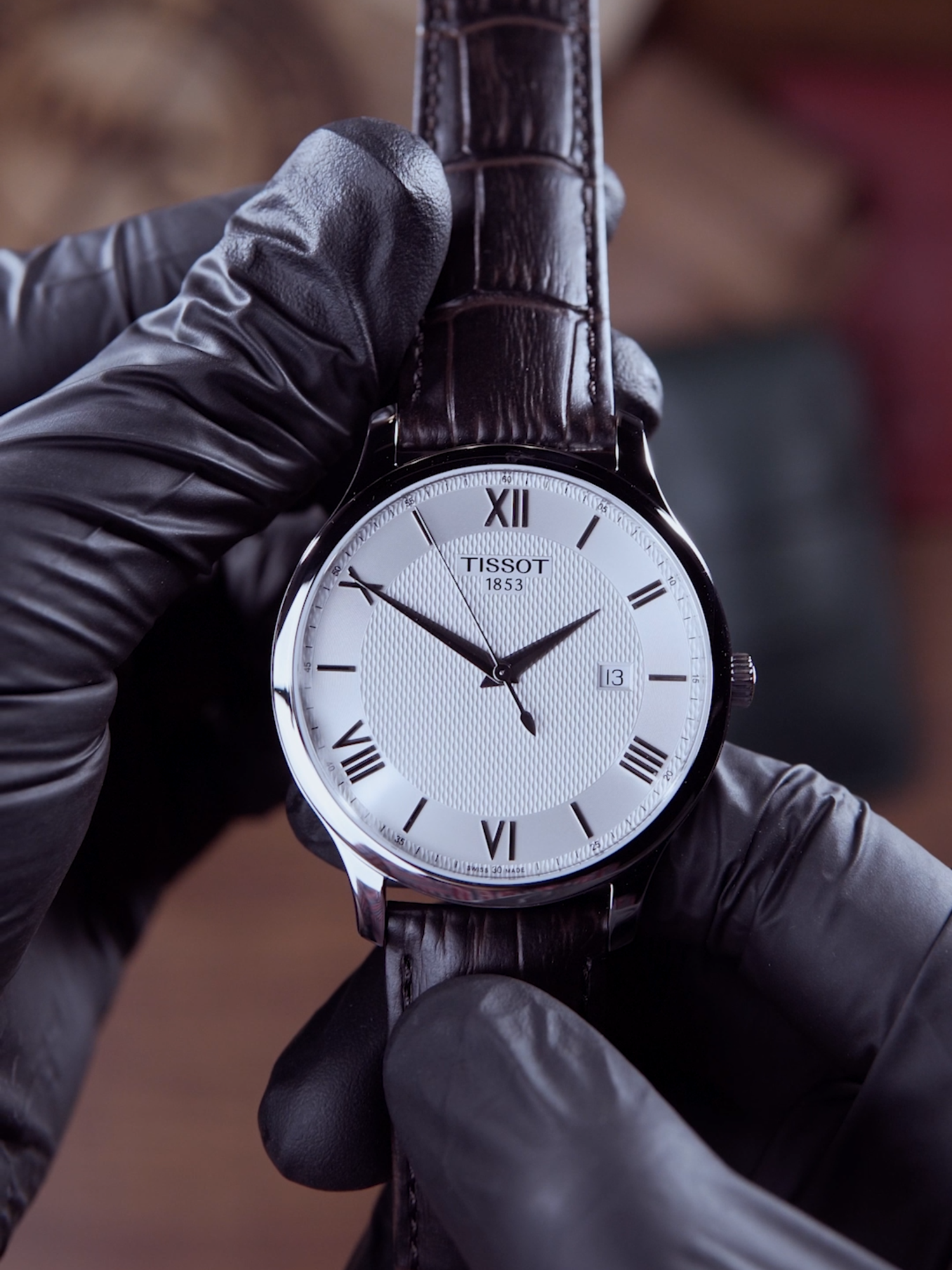 The Tissot Tradition gives ultra-modern watchmaking a hint of nostalgia with a vintage-styled classical balance complemented by design elements such as a guilloche decoration and a gently curved case. It simply is a classic men's watch that will remain timeless on the wrist. Model Number: T063.610.16.038.00 Shop at https://iwc.com.pk/product/tissot/T0636101603800/ . . #Tissot #IwcPK #TissotTradition #classic #WatchesinPakistan #BrandedWatches #Reel #MensWatches #WatchesforMen #trending #Reels #SwissWatches #Style #MadeinSwitzerland #WOTD #SwissQuartz #fashion #affordablewatches #TissotReels #Watchflex #ClassicWatches #WatchReels #WatchVideos #TikTok #ReelsofInstagram