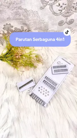 🤩Parutan 4in1 Serbaguna🤩 Parutan ini dapat digunakan untuk memotong buah sayuran dengan berbagai macam bentuk, bisa untuk wortel timun atau lainya😍😱 #handphonetiam #fyp #tiktokshop #murahbanget #shopmaster #parutanserbaguna #parutansayur 