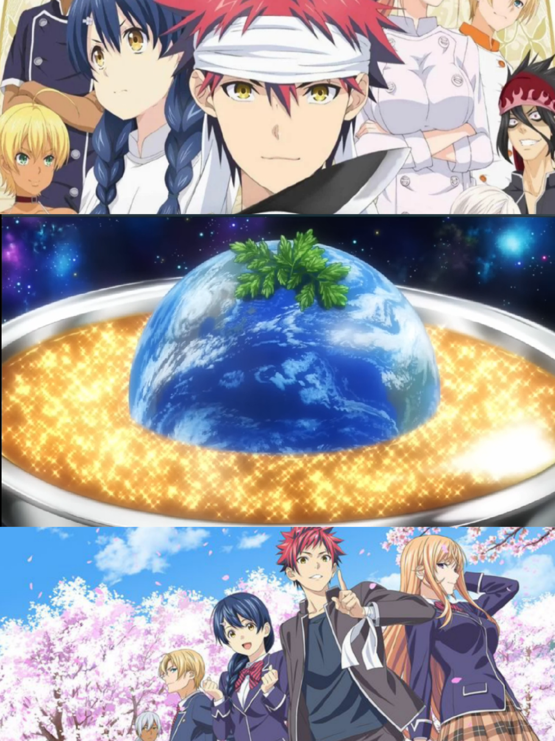 สุดยอดการแข่งขันหาเชฟรุ่นใหม่ #ยอดนักปรุงโซมะ #อาหาร #10หัวกะทิ #นาคิริเอรินะ  #อาซาฮีนาคิริ #เออิชิซึคาสะ #ทาโดโคโระเมงุมิ  #ทาคุมิอัลดินี่ #เลื่อยไฟฟ้า #ย่างเนื้อ #กิโยติน 