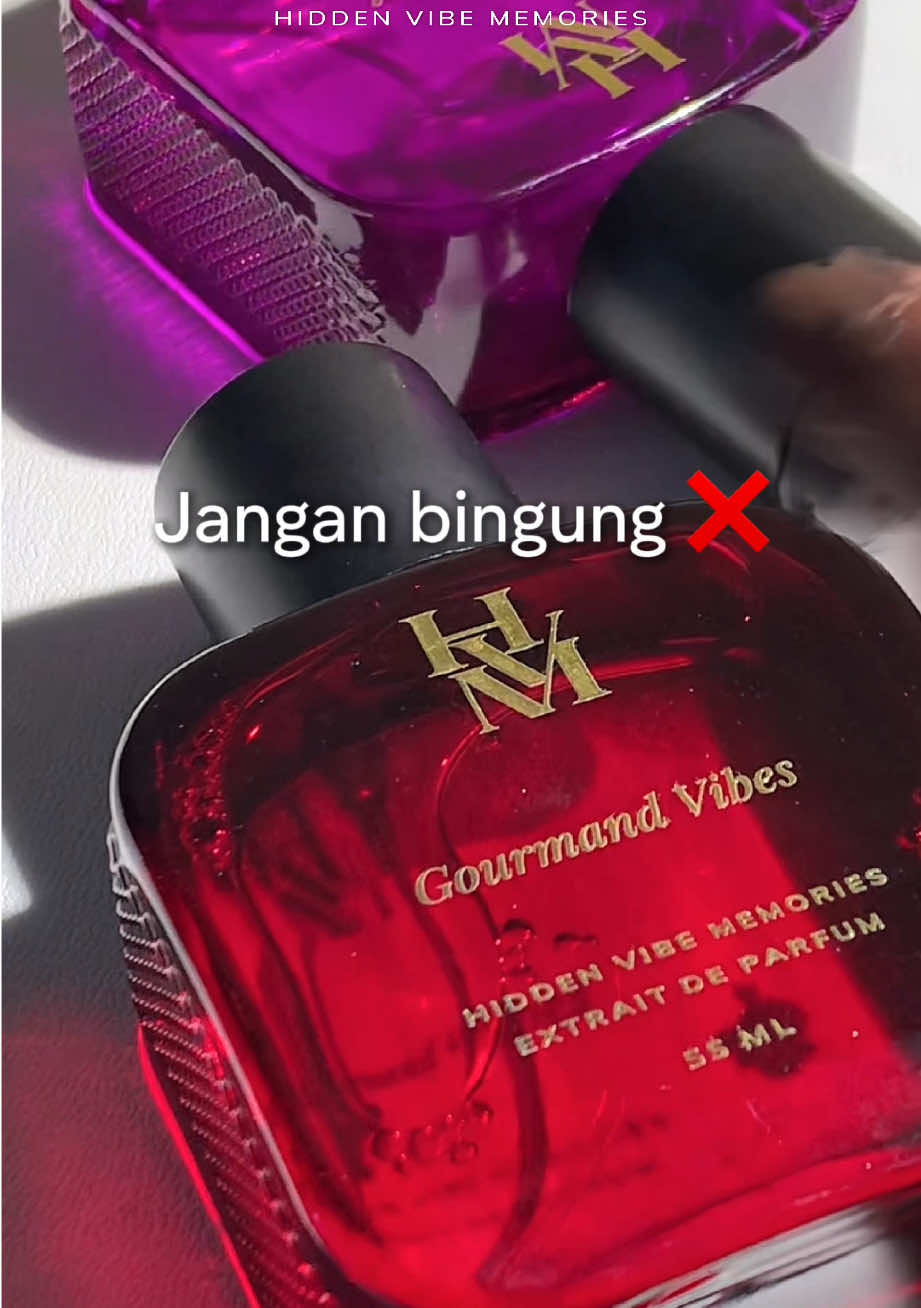 Kamu team Instant Love atau Gourmand Vibes ? 😍 #hiddenvibememories #hvmfragrances #hvmparfum  #hvminstantlove #hvmgourmandvibes 