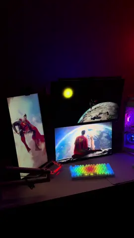 My setups so far #superman #fyp #viral #GamingSetup #iwantogoviral #setup #gamingmonitor #PaidPartnership #anakin #creatorsearchinsights #starwars #ultimategamingsetup #starwsrsedit #onepiece #luffy #darthnihilus #computersetup #gaming #streamer #tiktok 