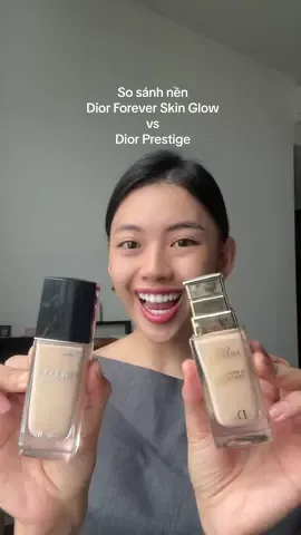 So sánh kem nền Dior Forever Skin Glow vs Dior Prestige #dior #foundation #diorskinglow #diorprestige #goclamdep #reviewlamdep #makeup 
