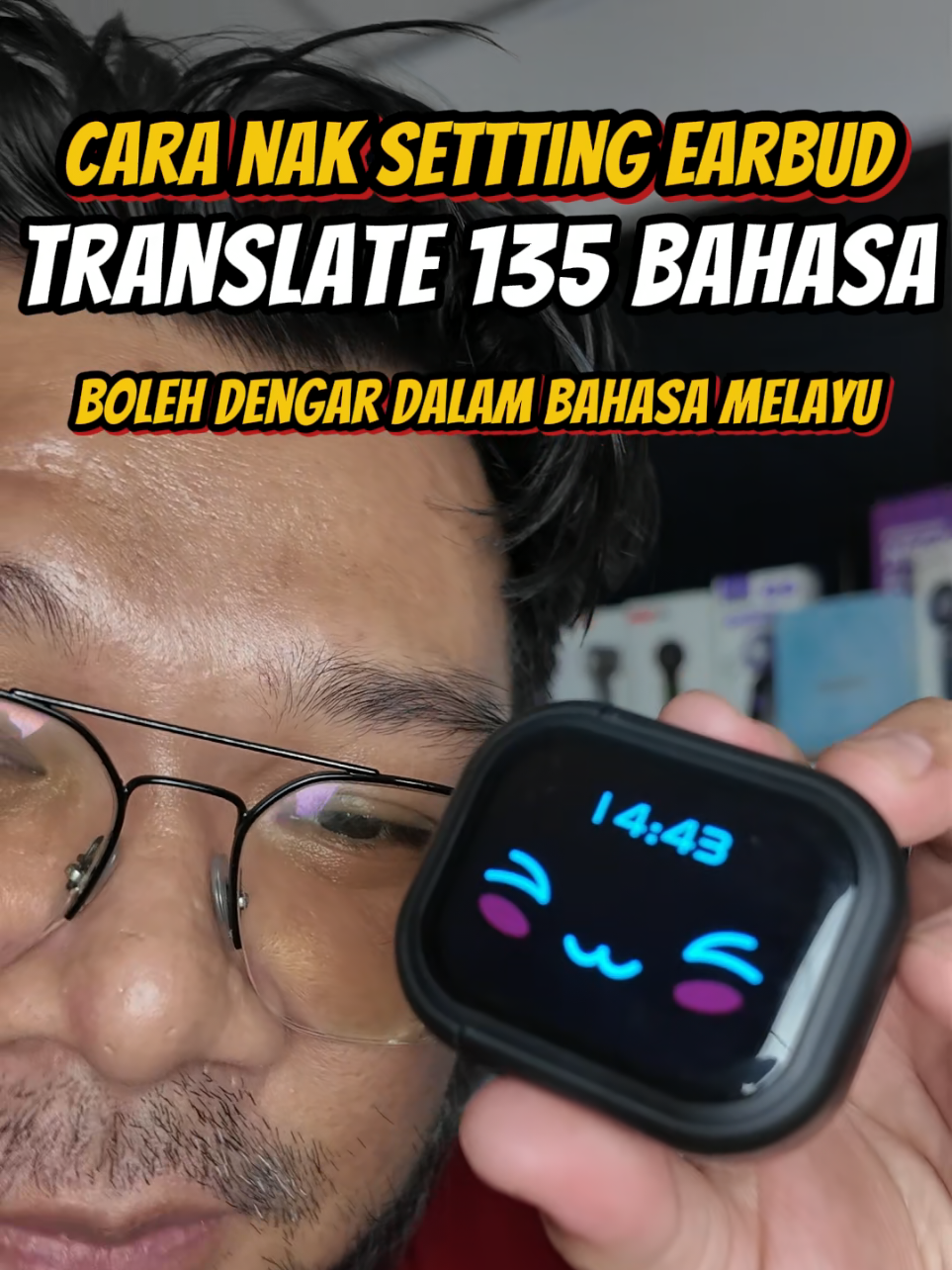 Replying to @mr.silenttrader21 kena set dulu bahasa apa, tapi senang je nak setkan dia #earbuds #translator #earbudstranslator #terjemahan #language #travel #sandlegacy 