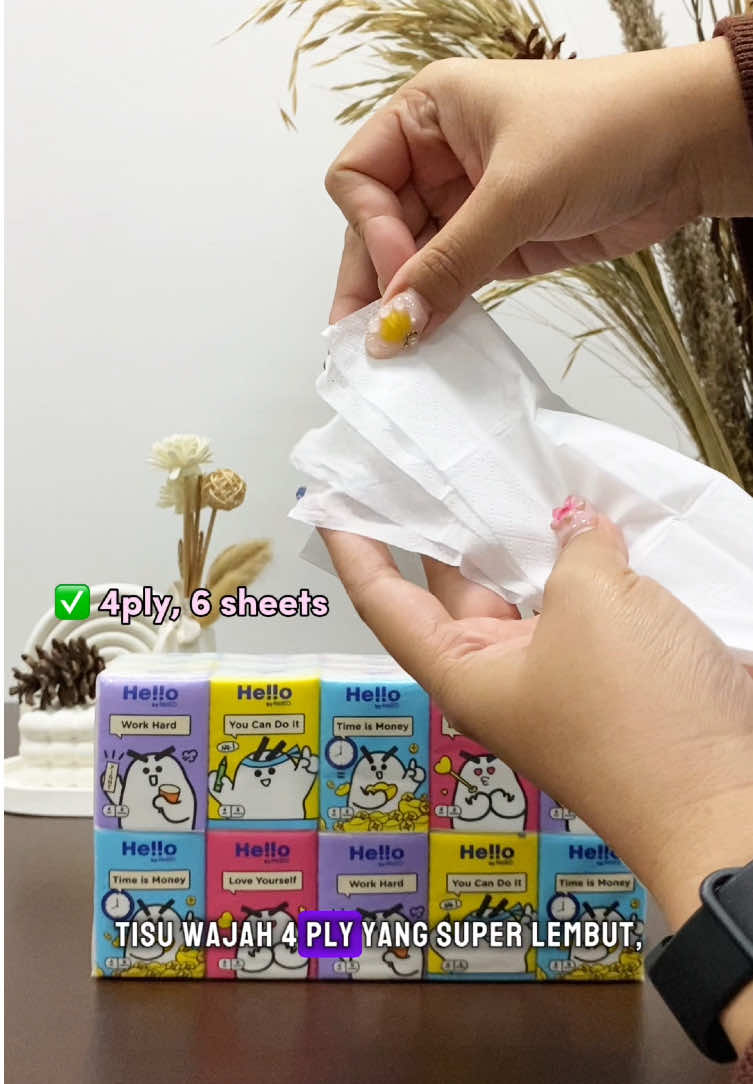 Mini Size, Big Comfort!🥰✨  Tisu mini premium yang siap kasih kenyamanan dimana saja!🥰✨ #paseohello #hellobypaseo #tisujamannow #pilihananakmuda #HelloMiniHankyTissue 
