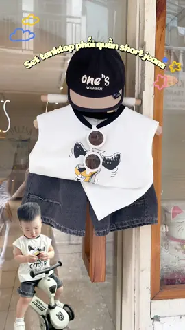 Bé nào mặc cũng xinh #treem #xuhuong #thoitrangtreem #quanaotreem #phoidochobe #quanaochobe #setbalochobe #settanktop 