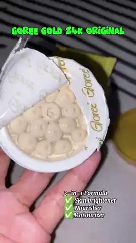 Baka ito na ang matagal mong hinahanap at sagot sa problema mo sa face mo,wala namang mawawala kung ita try mo? #goreegold24koriginal #goreecream #goreegold #goreeskincare #skincareroutine 