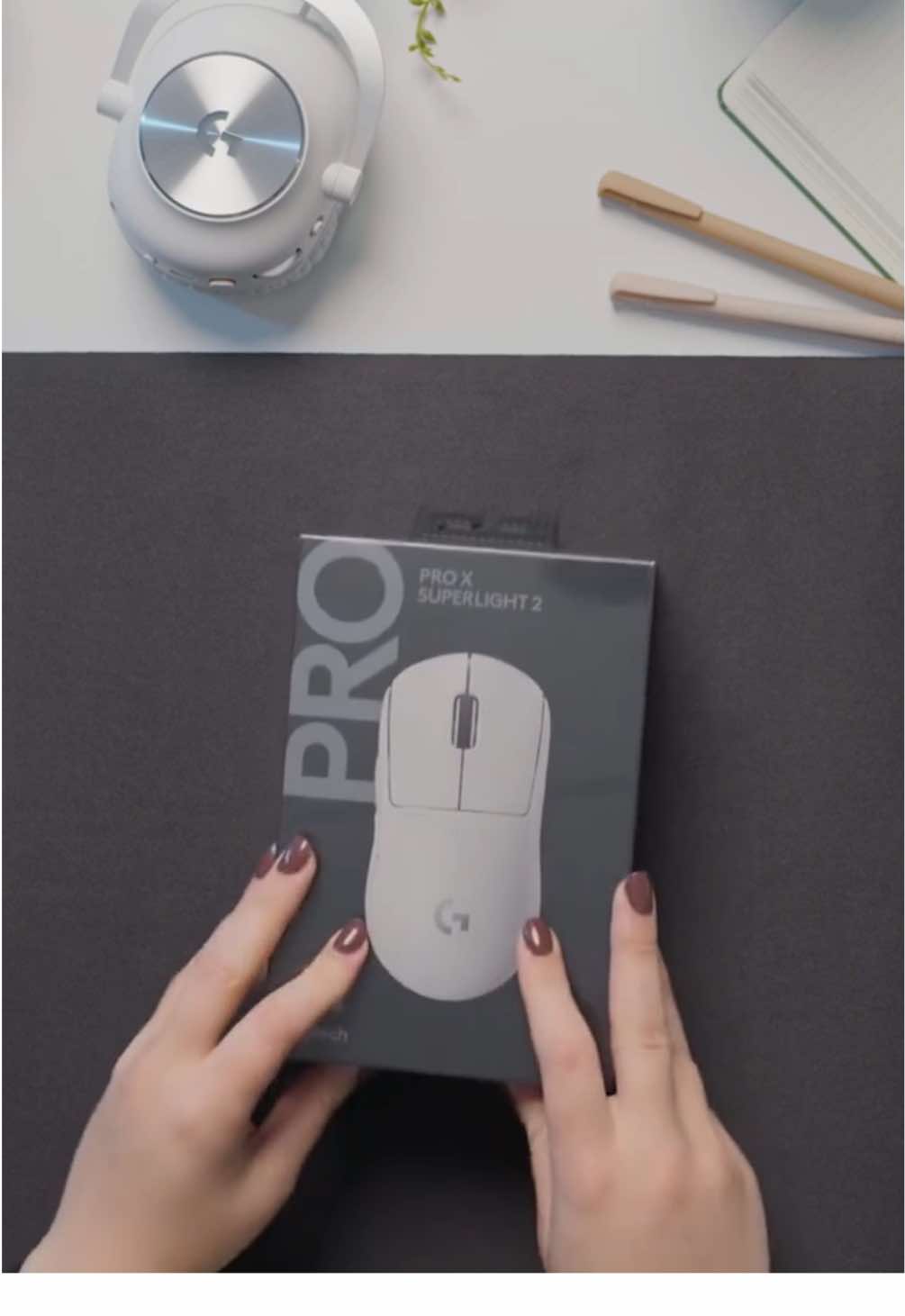 Logitech G Pro x Superlight 2 unbox ASMR #logitech #logitechvietnam #gaming #superlight 