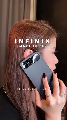 Unboxing smartphone terbaru nya Infinix @Infinix Indonesia ini Infinix Smart 10 Plus, design nya modern futuristik dan estetik bangett! Berasa udah punya Iphone 17 duluan 🤭 Apalagi punya ku yg warna sleek black nya, dari build body sampai ke feel di tangan berasa premium nya ✨ Kalian cobain ya 🖤 #PastiDapetLebih #InfinixSMART10Series  #smartphone #hpterbaru #smartphoneinfinix #hpinfinix #gadget #gadgetreview 