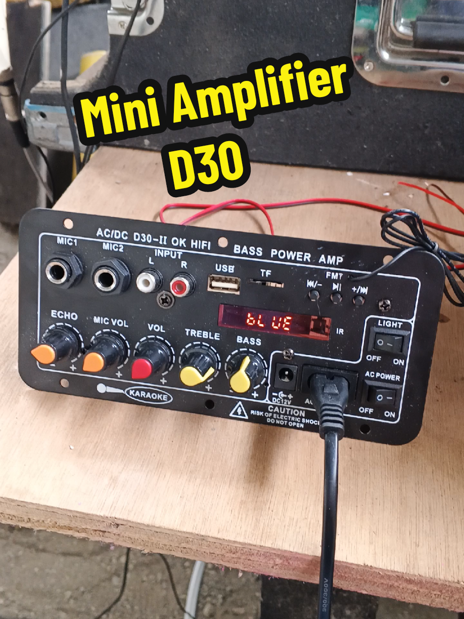 D30 MINI AMPLIFIER AC/DC #khimpaupas #sound 