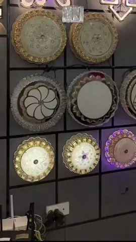 AUREE - Lampu Hias Plafon Kristal Kaca LED 3 Warna Modern Minimalis Ruang Tamu Kamar Tidur #shopmaster #lampuhias #lampuplafon 