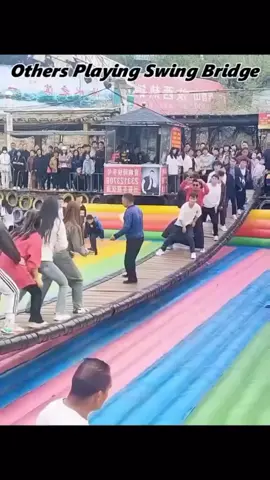 Others Playing Swing Bridge #trend #trending #explore #usa #viral_video #fyp #foryoupage 