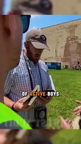 Clashing Beliefs at the Pride Parade  Tension in the Streets1 #FirstAmendmentAudit #PrideParadeAudit #IdeologyClash #FreeSpeechBattle #PublicConfrontation