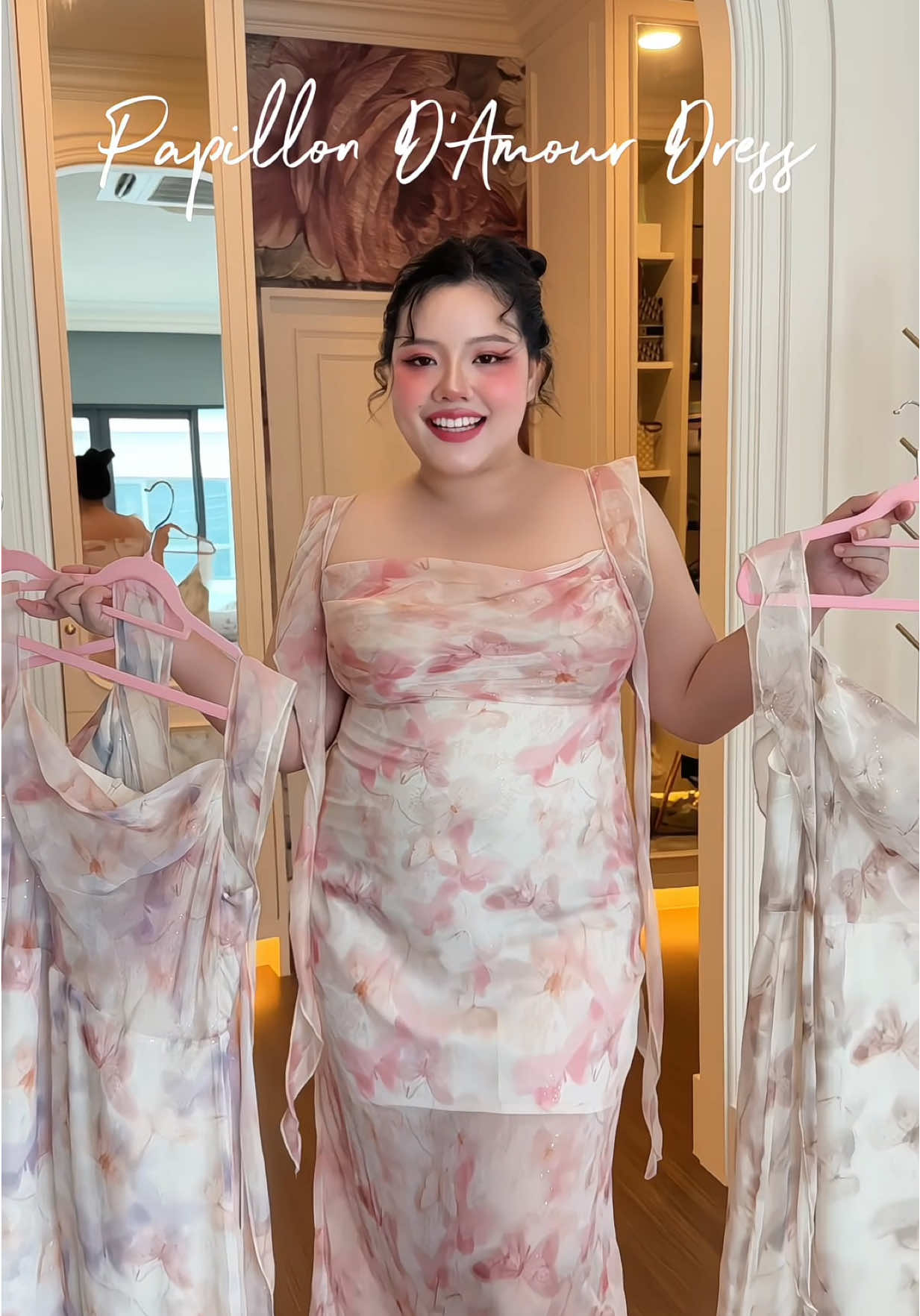 ตัวนี้สวยมากกกกก!💕 มี 4 สี Xs-2XL สาว Size ไหนก็ใส่แล้วจึ้ง! #joobsstudio #เดรสสาวอวบ #ชุดออกงาน #joobsrealgirls 