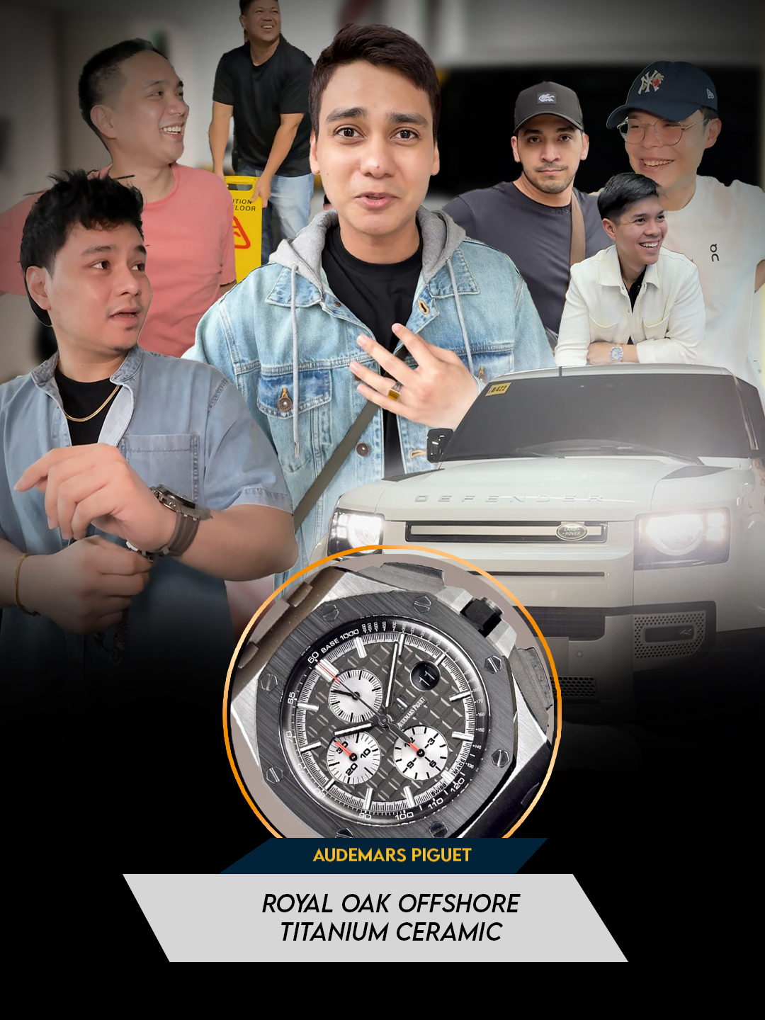 Another watch 🤝 Another Car! Exchange done deal tayo with Adrian Andrada, Audemars Piguet Royal Oak Offshore to Land Rover Defender! Let's Go! #parenghayb #parengg #parengchollo  #gentrytimepieces #luxurywatches #watch #rolexwatch #buyandsell #testdrive #business #defender #landrover #royaloak  #offshore #GTR #fyp