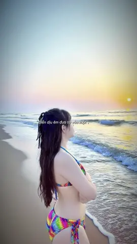 “Bỏ hết muộn phiền đằng sau Tự do tự tại cùng e ngắm biển” ☺️🥰❤️#❤️ #CapCut #hi #biển 