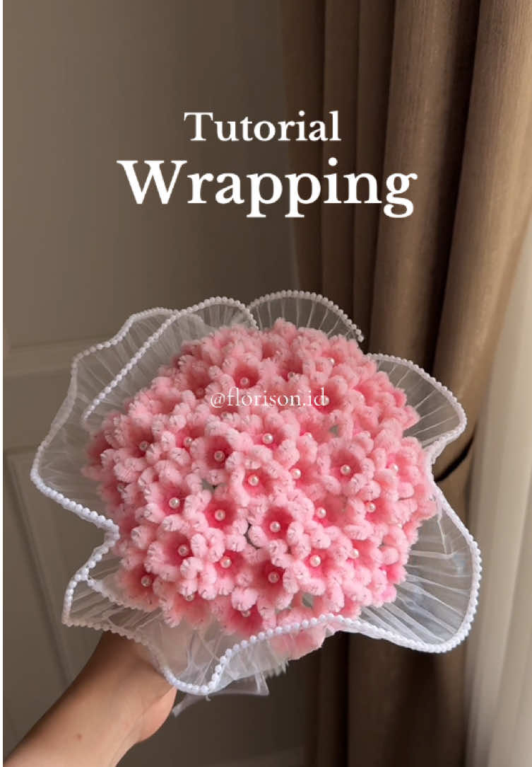 Tutorial wrapping buket mini Daisy 🌸🌸 #fuzzywirebouquet #tutorial #minidaisy #foryou 