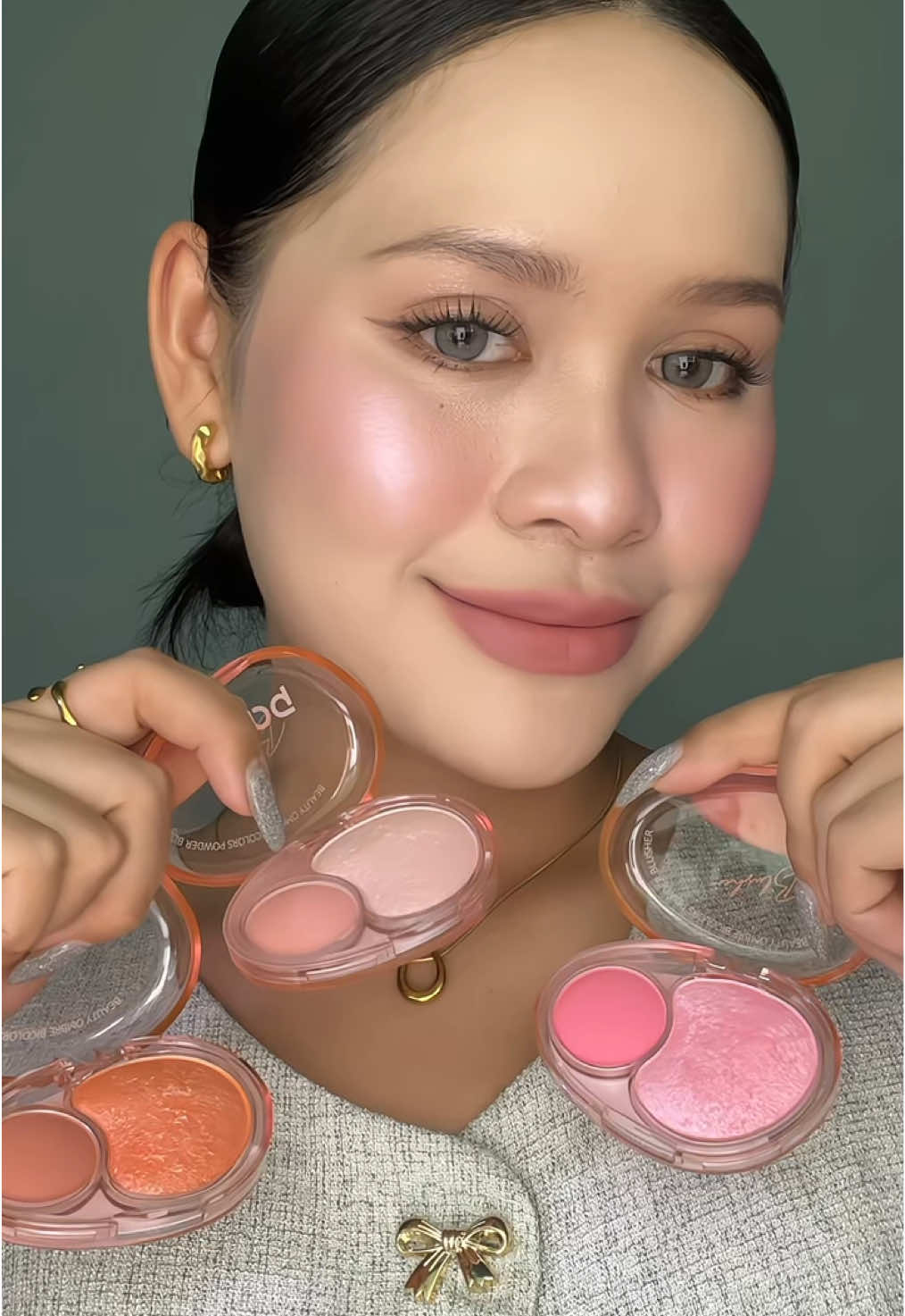 PALA บลัชออนพร้อมชิมเมอร์🎀🌸✨ #PALA #บลัชออน #บลัชpala #beauty #รีวิวบิวตี้  @pala makeup 