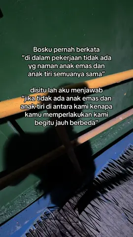 dia bilang tidak ada anak emas dan anak tiri, tapi mengapa engkau memperlakukan kami begitu jauh berbeda???. #OKTA21⚡️ 
