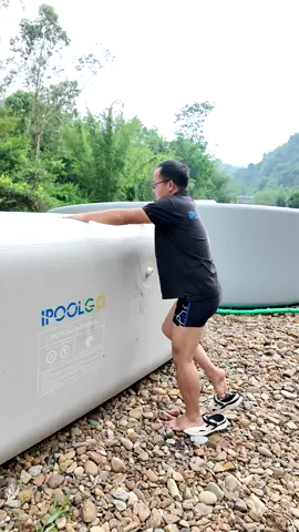 IPOOLGO 16.5*10*4ft size #ipoolgo #ipoolgopool #ipoolgoswimmingpool #ipoolgoinflatablepool #portablepool #pooltime #fyp 