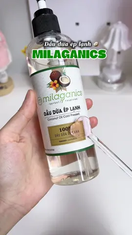 Vừa hỗ trợ dưỡng da, dưỡng tóc , móng , mi 🥰 #daudua #dauduanguyenchat #dauduamilaganics #milaganics #review #trieuview #meimeithichmauhong 