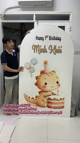 ✅Các mẹ ở xa ở tỉnh, sắp thôi nôi bé chờ em. Tomparty tụi em sắp làm được set trang trí ship đi cho mọi người r nè !‼️ #rongcon2024🐉 #berong🐉 #decor #trangtrithoinoibegai #tomparty 