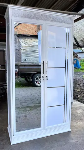 Lemari Pakaian Aluminium Dua Pintu #lemaripakaian #lemarialuminium #lemaripintu2 #lemarialuminiumacp 