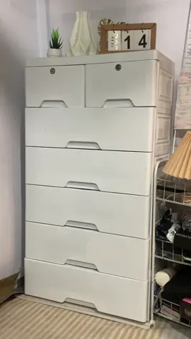 Aesthetic white durabox, perfect for tean puti! Lockable Drawer Cabinet  #aesthetic #durabox #drawer #cabinet 