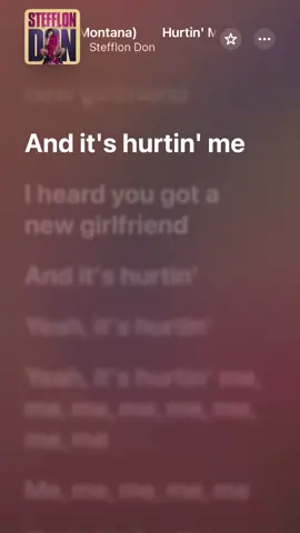 Hurtin’ me  #frenchmontana #stefflondon #lyric #song 