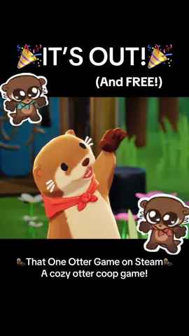 IT’S OFFICIALLY OUT!(and FREE)🫧 ✨Help us blow this up to support our game!✨ Get our free cozy coop otter game with your friends where you play as cute and silly otters and collect stamps through finishing various quests. #otters #indiegames #indiegame #coopgame #gaming #creatorsearchinsights #cozy