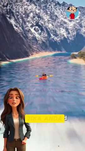 Beginilah posisi jika anda berada di air terjun  #fyp #faktaunik #faktamenarik 