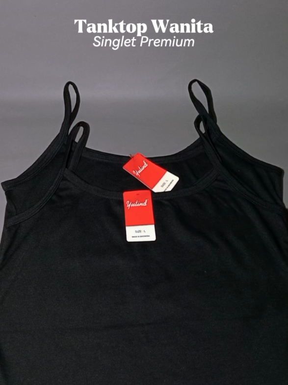 Bahan adem tidak panas🤗 #tanktop #singlet #singletpremium #tanktopwanita #affiliatetiktok 