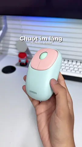 Chuột im lặng #riviulv1 #unboxing #unbox #review #chuotbluetooth #chuotsilent #ugreen #chuotugreen #chuotkhongday 