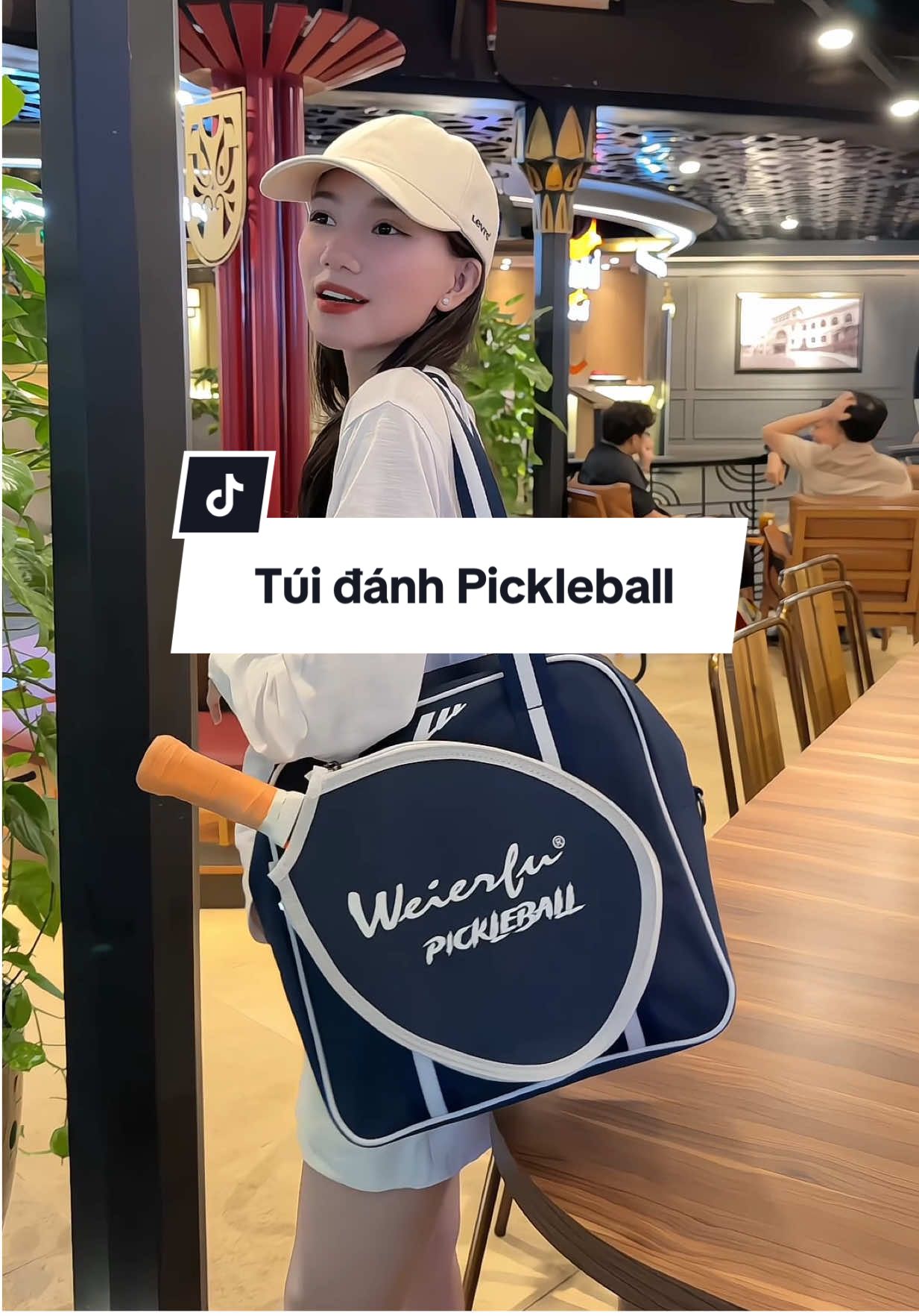 Túi đánh #pickleball bỏ vừa giày, nón, túi, bình nước,…. Thoải mái luôn ạ #túi #tuithethao #tuidungdo #unisex #thoitrangthethao 