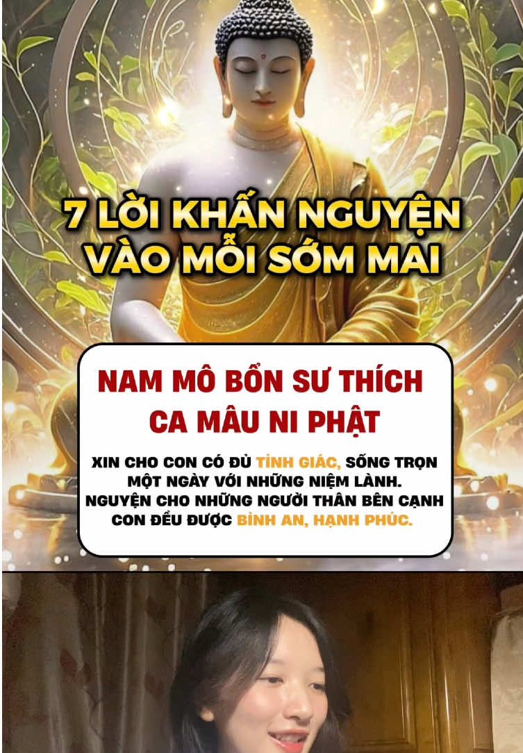 🪷 7 LỜI KHẤN NGUYỆN VÀO MỖI SỚM MAI 🪷 #phatphap #phatphapnhiemmau  #phatphapvobien  #7loikhansommai  #7loikhannguyen  #daithinhhocphap