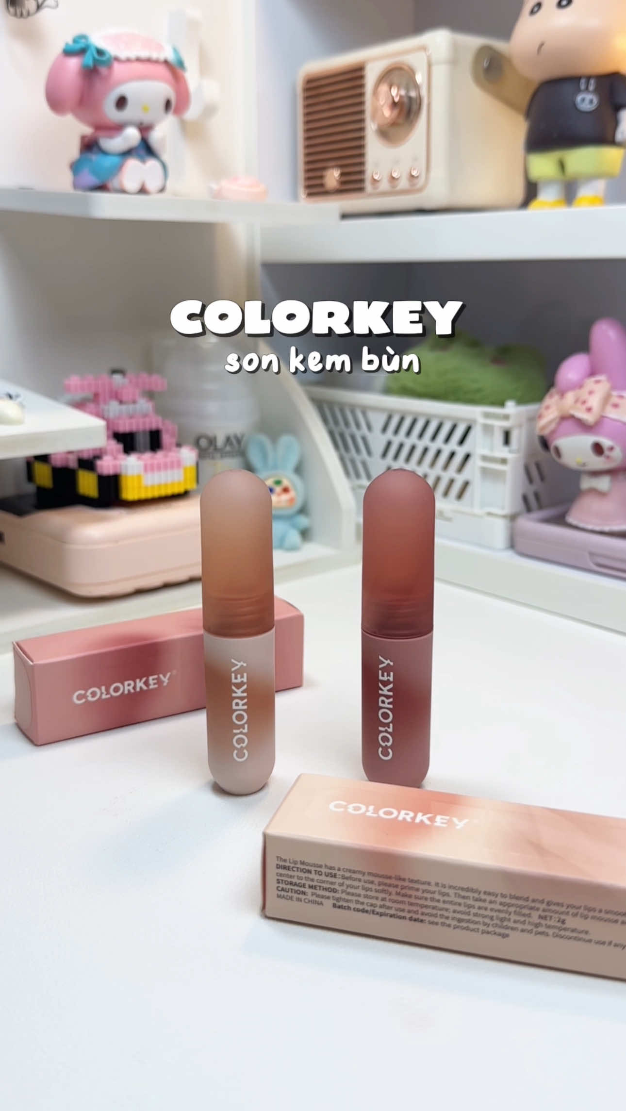 Son bùn nhà Colorkey vừa che được th*m môi vừa làm đầy rãnh môi nè 💄💄 #Colorkey #colorkeyvn #sonxinh #goclamdep #viral #xuhuong