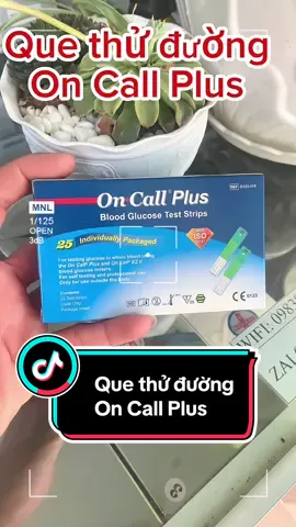 Que thử đường huyết On Call Plus #xuhuong #xuhuongtiktok #minhphuong0510 #xaykenhtiktok #tiepthilienkettikokshop #quethuduonghuyet 