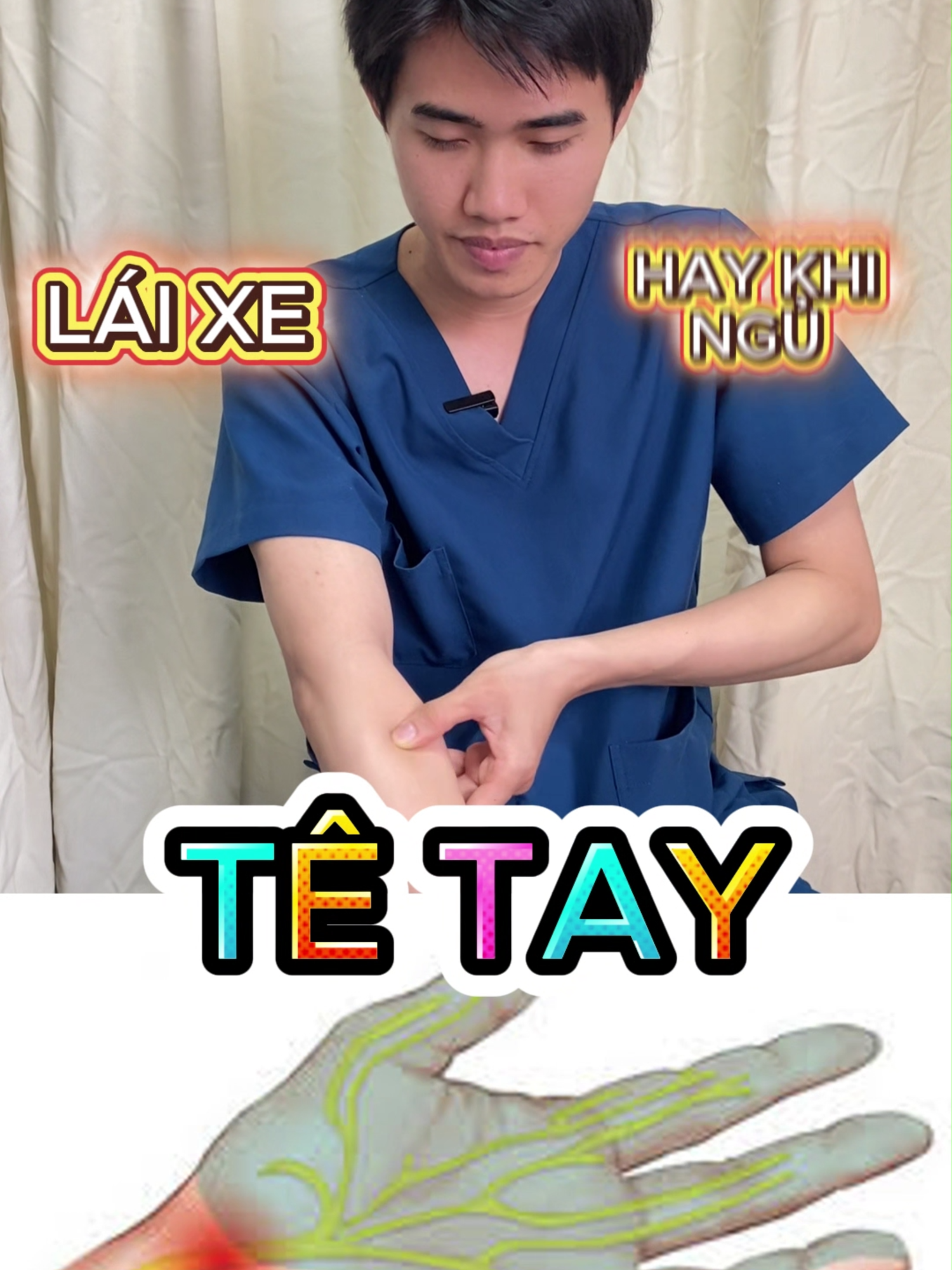 Bấm huyệt trị tê tay  #hoichungongcotay #tebitaychan #carpaltunnelsyndrome #bamhuyet #coxuongkhop #songkhoe247