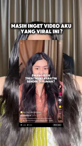 Retouch keratin smoothing 50ribuan punya @magiabyinaura official 😍 Btw pertama kali aku pakai dibulan november tahun lalu dan baru sekarang aku retouch, jadi kenapa bisa setahan lama itu karena daily haircare mulai dari shampoo, condi, masker, dan vitamin aku ubah juga ke seriesnya Magia Keratin (aku taroh kerkun juga).  Bener bener worth it menurut akuuu seriusss cepetan cobainn😆👌#keratinsmoothing #magiakeratininstasilkstraight #magiabyinaura #GlowUp #smoothingkeratin