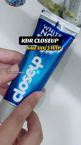 Kem đánh răng Closeup White Now trắng bật tông sale combo 3 tuýp chỉ 1xx. Chốt lẹ kẻo hết deal nè mấy bà ơi. #closeupvn #closeupwhitenow #trangbattong3x #HợpTácCùngUnilever #TàitrợbởiUnileverViệtNam #giadinhhaingo #tiktokshop #fyp #xuhuong  