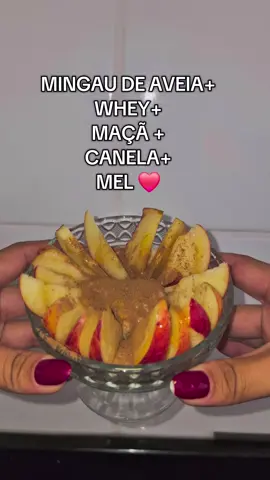 Meu café da manhã favorito 😋 #mingau #aveia #cafedamanha #saudável #emagrecimento 