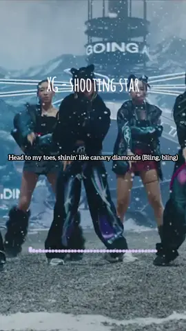 XG - Shooting Star 🪻 #xg #shootingstar #lyricsvideo #songslyrics #fypシ 
