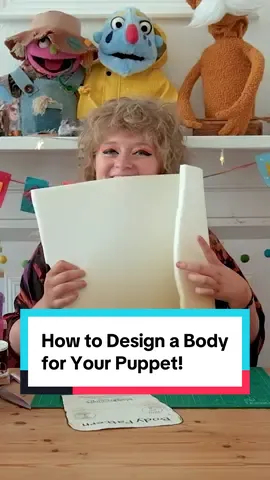 This week we have started making a body for our puppet! Have you always wanted to know how to make a puppet on a budget with things you have around the house? If you do, my unconventional puppet tutorials are live now! Feel free to peruse with the link in my bio xx #puppet #puppedhead #puppetbody #puppettutorial #easypuppettutorial #muppets #puppets #puppetmaker #puppetmaking #puppettutorialeasy #puppetdesigncharacter #fyp #funtutorial 
