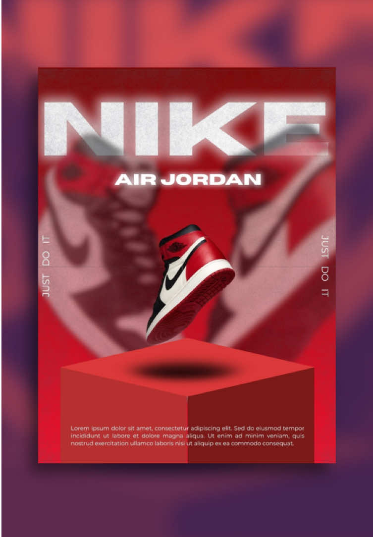 Day 26 - Poster design - - Like and follow for more design idea - - #nike #sport #airjordan #nikeairjordan#graphicdesign #posterdesign #socialmediadesign #graphicdesigner #designtrends #canva #fyp 