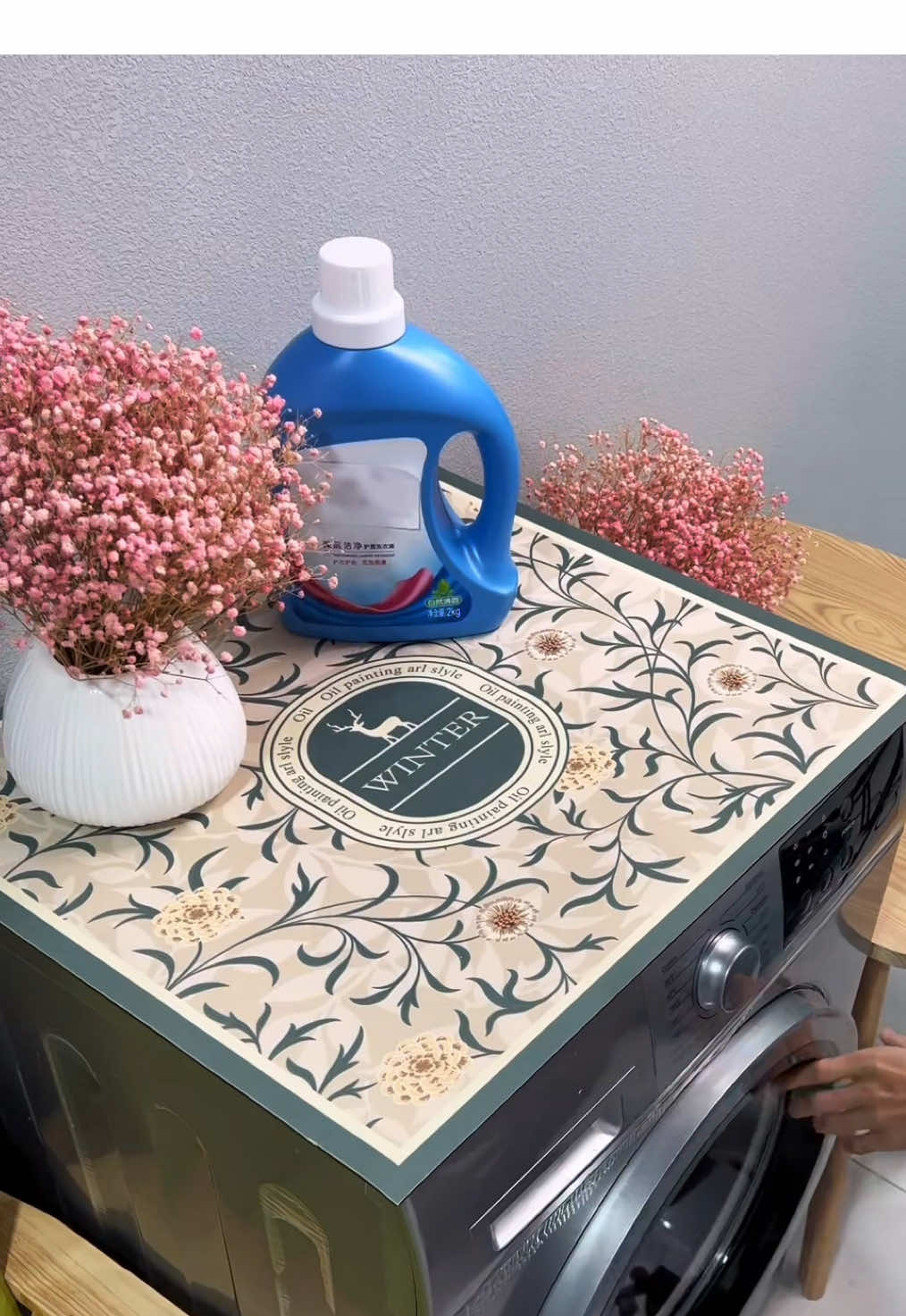 Vừa đẹp mà vừa giúp máy giặt khỏi bụi bẩn #decorwithme #dammedecor #tiktok #tiktokshop #medecor #xuhuongtiktok #decor 