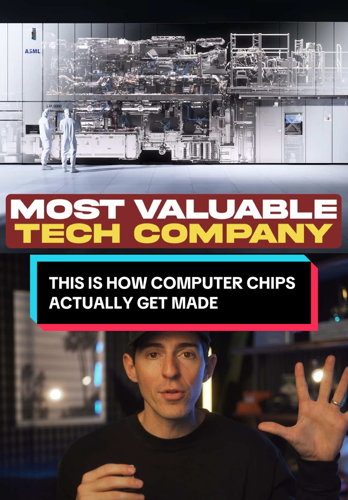 This is how computer chips get made (insane tech process) #ai #artificialintelligence #Tech #techtok #technology #future #nvidia #asml #futuretech 