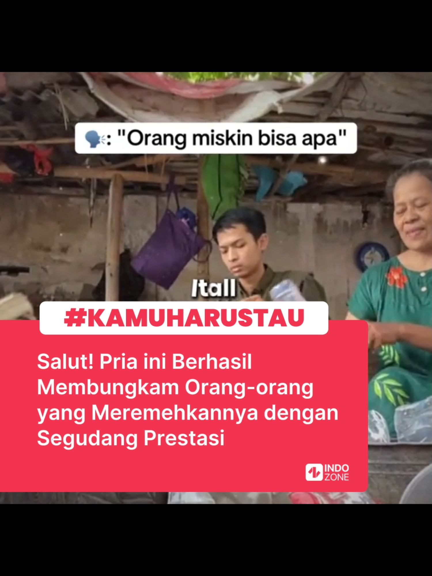 Sebuah video menampilkan kisah inspiratif seorang pria yang sempat diremehkan banyak orang hanya karena latar belakang keluarganya yang hidup dalam kemiskinan. Ia berasal dari keluarga sederhana, di mana orang tuanya bekerja sebagai pemulung. Namun, di balik keterbatasan itu, pria ini memiliki tekad yang kuat dan semangat pantang menyerah untuk mengubah nasibnya melalui pendidikan. Dengan kerja keras, dedikasi, dan dukungan tulus dari keluarganya, ia berhasil menempuh pendidikan tinggi dan membuktikan bahwa status sosial bukanlah penentu keberhasilan. Ia lulus dari perguruan tinggi dengan predikat lulusan terbaik dan dinobatkan sebagai mahasiswa berprestasi, sebuah pencapaian yang membungkam semua keraguan yang dulu diarahkan padanya. Tak berhenti di situ, prestasinya yang gemilang membawanya meraih beasiswa penuh untuk melanjutkan studi ke jenjang S2, serta menerima penghargaan dan pengakuan dari berbagai institusi akademik. Kisah perjuangannya tidak hanya membanggakan, tetapi juga menjadi simbol harapan bagi banyak orang bahwa mimpi bisa dicapai, tidak peduli seberapa berat perjalanan hidup yang harus dilalui.   Video: TikTok/alfindnoyan [Baca berita dan informasi menarik lainnya hanya di www.indozone.id]